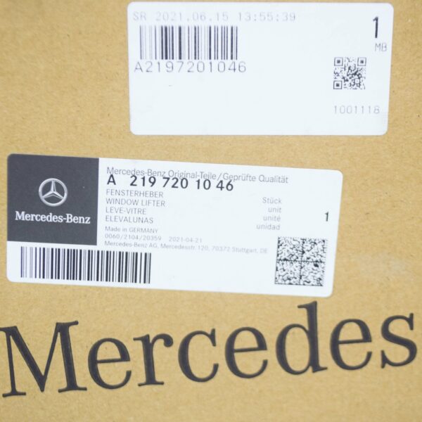 A2197201046 - NEW MERCEDES-BENZ CLS C219 FRONT RIGHT WINDOW REGULATOR A2197201046