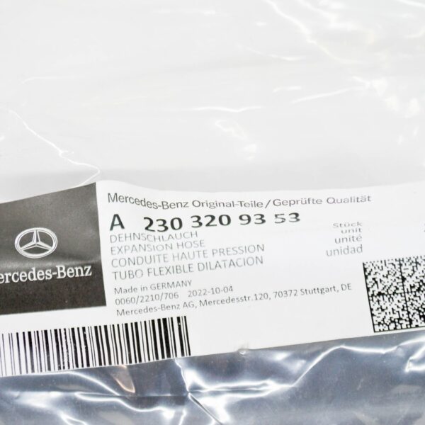 A2303209353 - NEW MERCEDES-BENZ SL R230 PUMP TO SEPARATION POINT HOSE A2303209353 ORIGINAL