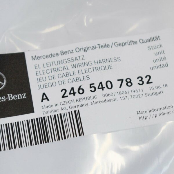 A2465407832 - NEW MERCEDES BENZ CLA C117 POSITIVE BATTERY CABLE A2465407832 ORIGINAL