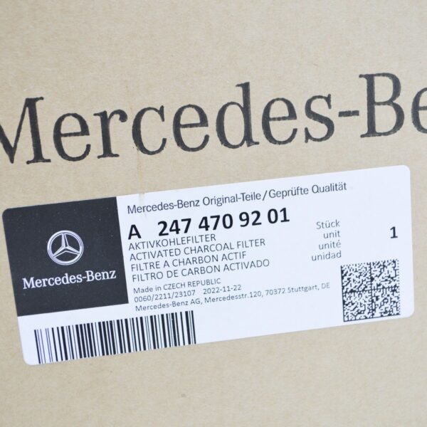 A2474709201 - NEW MERCEDES-BENZ B-CLASS W247 ACTIVATED CHARCOAL FILTER A2474709201 ORIGINAL