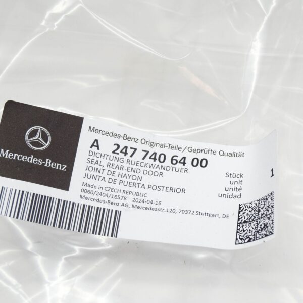 A2477406400 - NEW MERCEDES-BENZ GLA H247 BOOTLID WEATHER STRIP SEAL A2477406400 ORIGINAL