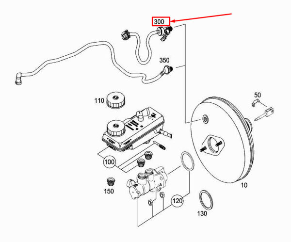 A4154200326 - MERCEDES-BENZ CITAN W415 Brake Line A4154200326 ORIGINAL