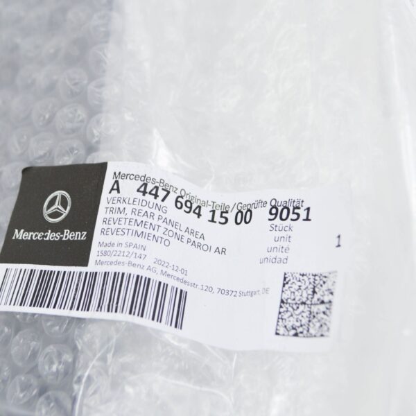 A44769415009051 - NEW MERCEDES-BENZ VITO W447 REAR PANEL AREA LEFT TRIM A44769415009051 ORIGINAL