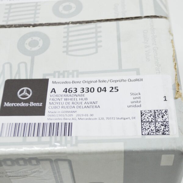 A4633300425 - NEW MERCEDES-BENZ G W463 FRONT WHEEL HUB A4633300425 ORIGINAL