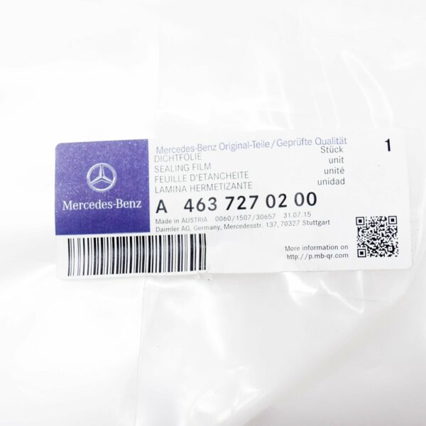 A4637270200 - NEW MERCEDES-BENZ G W463 FRONT DOOR SEALING FILM A4637270200 ORIGINAL