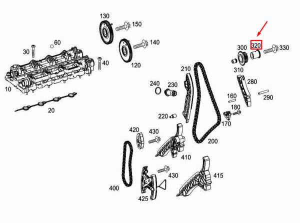 A6540521000 - MERCEDES-BENZ GLE W167 Intermediate Gear Bearing Journal A6540521000 ORIGINAL