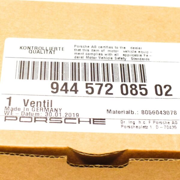 94457208502 - Porsche 944 Heater Control Valve 94457208502 NEW GENUINE