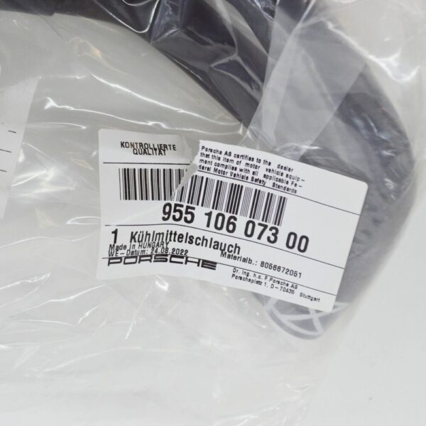95510607300 - PORSCHE CAYENNE 9PA Engine Coolant Hose 95510607300 NEW