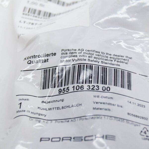 95510632300 - Porsche Cayenne 9PA Radiator Water Pants 95510632300 NEW GENUINE