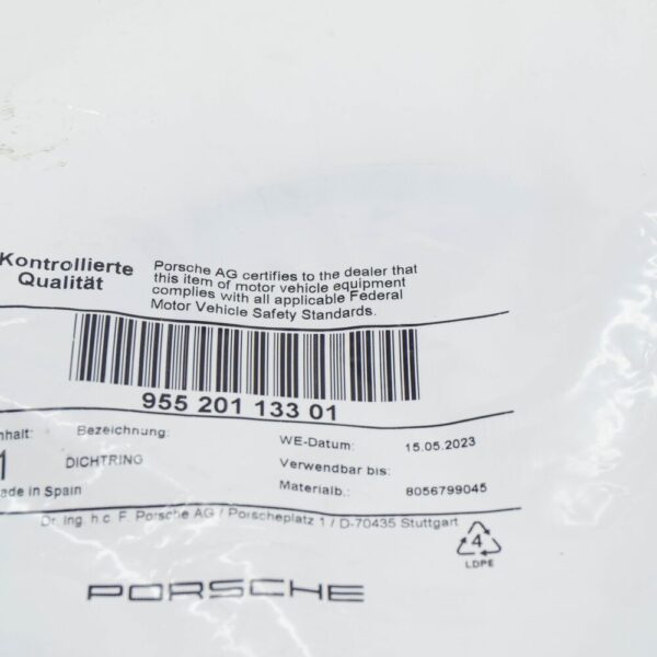 95520113301 - Porsche Cayenne 92A Fuel Pump Tank Gasket 95520113301 955.201.133.01 NEW