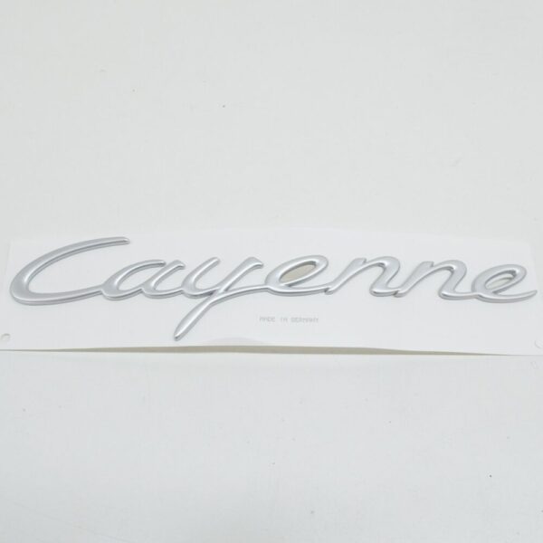 955559038014W9 - Porsche 955 Cayenne Turbo Rear Sticker Sticker Aluminum 95559038014W9 New