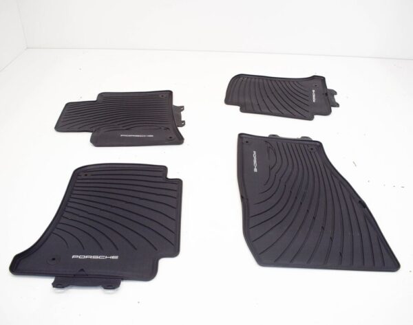 958044801571E0 - Porsche Cayenne 92a All Weather Floor Mat Set LHD 958044801571E0 NEW GENUINE