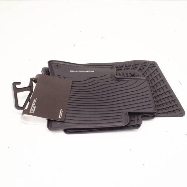 958044801571E0 - Porsche Cayenne 92a All Weather Floor Mat Set LHD 958044801571E0 NEW GENUINE