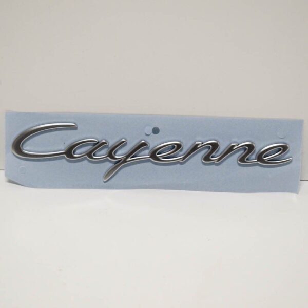 958559675000C1 - Porsche 958 Cayenne rear sticker silver chrome 9559675000C1 new