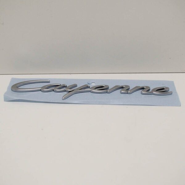 958559675000C1 - Porsche 958 Cayenne rear sticker silver chrome 9559675000C1 new