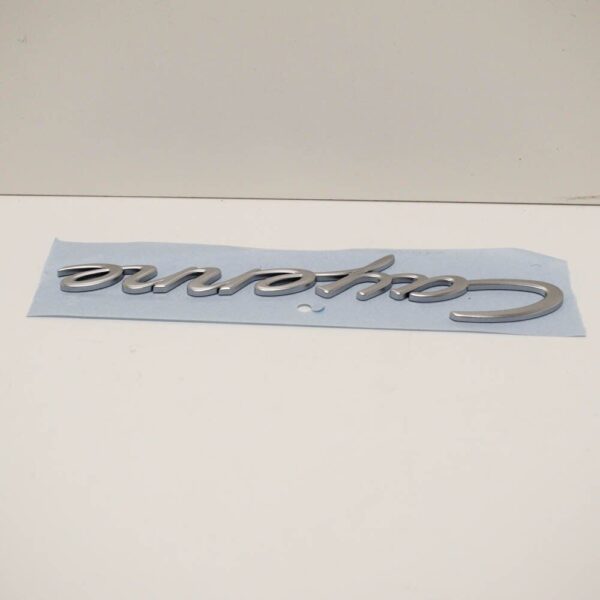 958559675000C1 - Porsche 958 Cayenne rear sticker silver chrome 9559675000C1 new