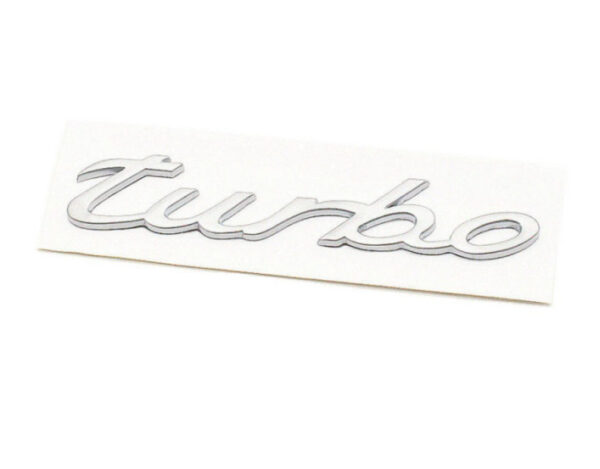 95855967701 - Porsche Cayenne 92A Chrome "Turbo" Lettering 95855967701 NEW GENUINE