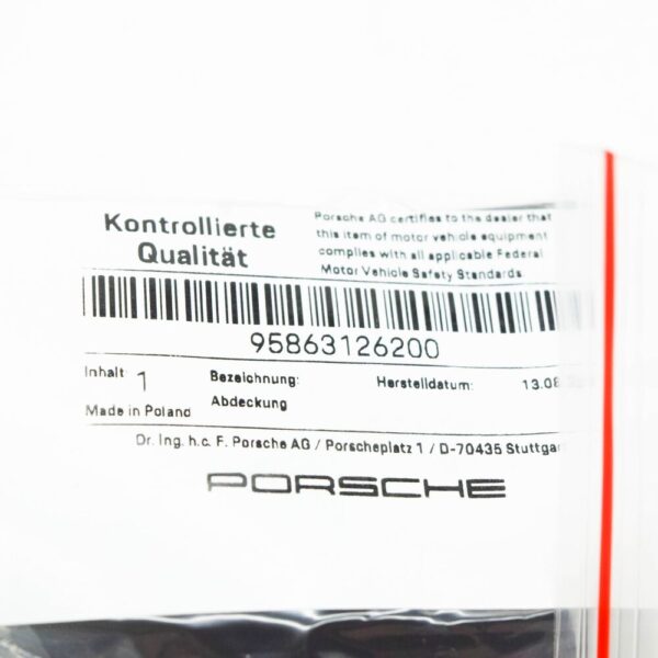 95863126200 - Porsche Cayenne 92A rear bumper side panel 95863126200, original part