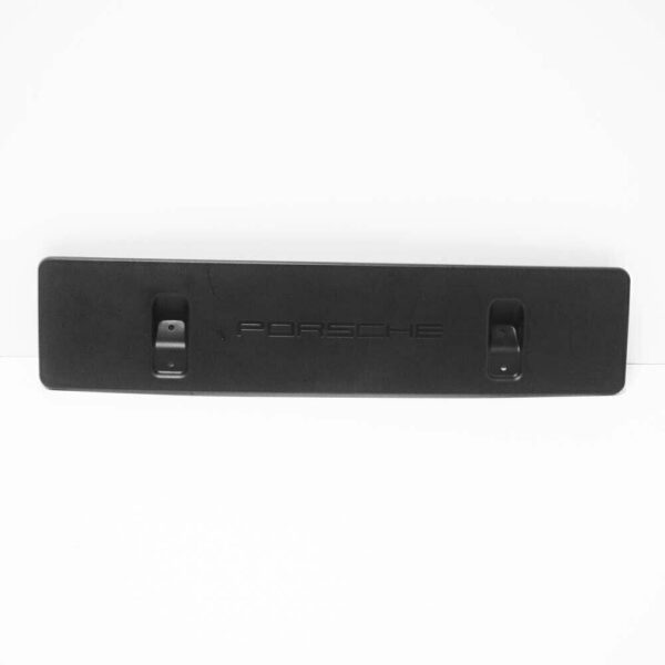 95B8072871E0 - Original Porsche Macan 95B License Plate Holder Black 95B8072871E0