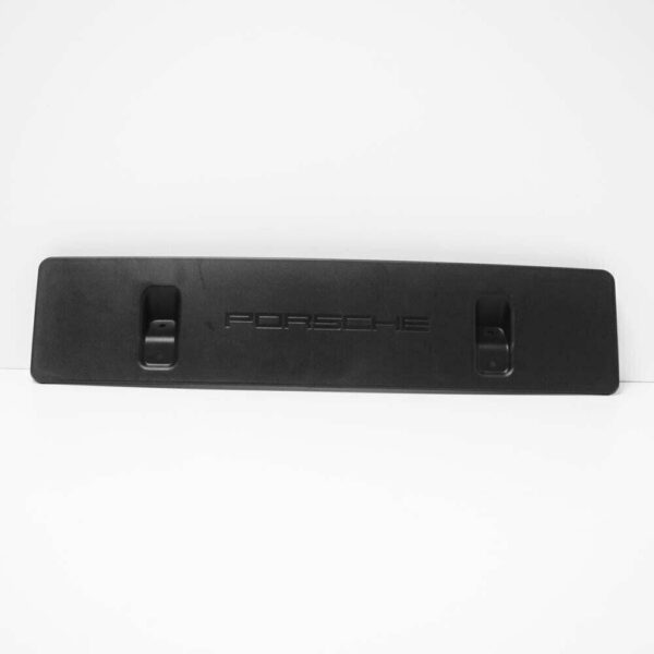 95B8072871E0 - Original Porsche Macan 95B License Plate Holder Black 95B8072871E0