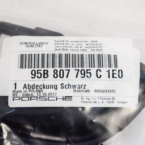 95B807795C1E0 - Porsche Cayenne 92A Front Left Fog Light Bezel 95B807795C1E0 New Genuine