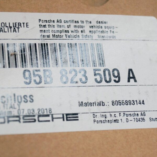 95B823509A - Porsche Macan 95B Bonnet Lock 95B823509B GENUINE NEW