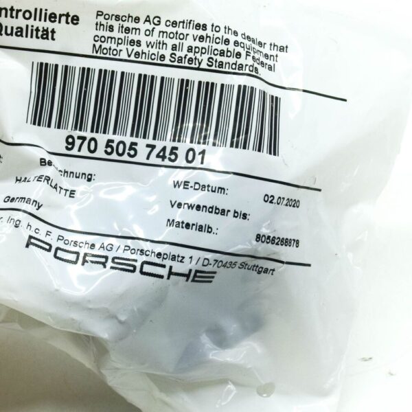 97050574501 - Porsche Panamera 970 Front Holding Camera Plate 97050574501 NEW Genuine