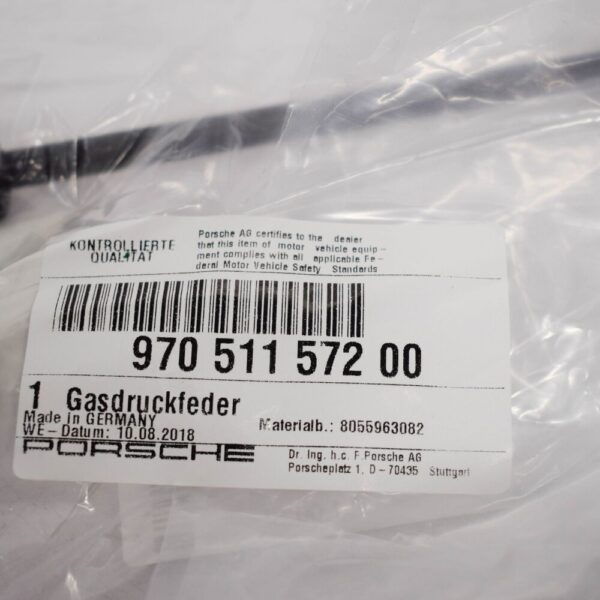 97051157200 - Porsche Panamera 970 Bonnet Right Throttle Strut 97051157200 NEW GENUINE
