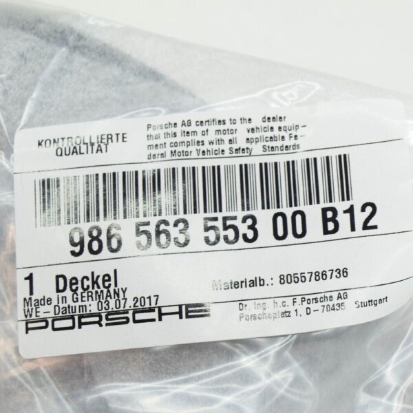 98656355300B12 - PORSCHE BOXSTER 986 Left Hardtop Lining Trim 98656355300B12 NEW GENUINE