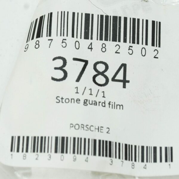 98750482502 - Porsche Cayman 987 Stone Chip Protection Sticker Rear Left 98750482502 GENUINE