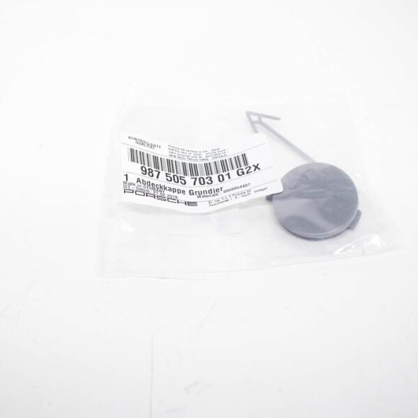98750570301G2X - Porsche Cayman 987 Front Bumper Towing Eye Cap Cover 98750570301G2X