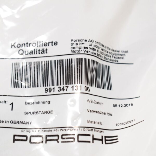 99134713100 - Porsche 911 991 GT3 RS tie rod head 99134713100 new original 2015