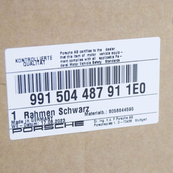 9.91504E+11 - Porsche Cayman 981 GT4 Coolant Cooler Frame 991504487911E0 NEW