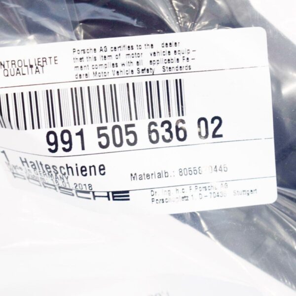 99150563602 - Porsche 911 991 rear right bumper guide 99150563602 991.505.636.02 new