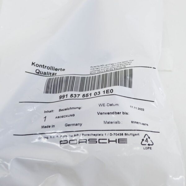 991537551031E0 - Porsche 718 Cayman 982 Left Outer Door Cover 991537551031E0 NEW GENUINE