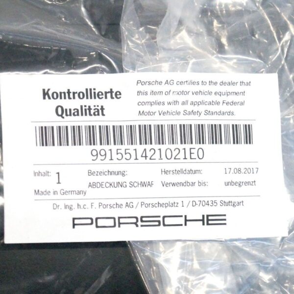 991551421051E0 - Porsche 991 New Genuine Left Side Trunk Toolbox For Tow Hook 991551421051E0 2015