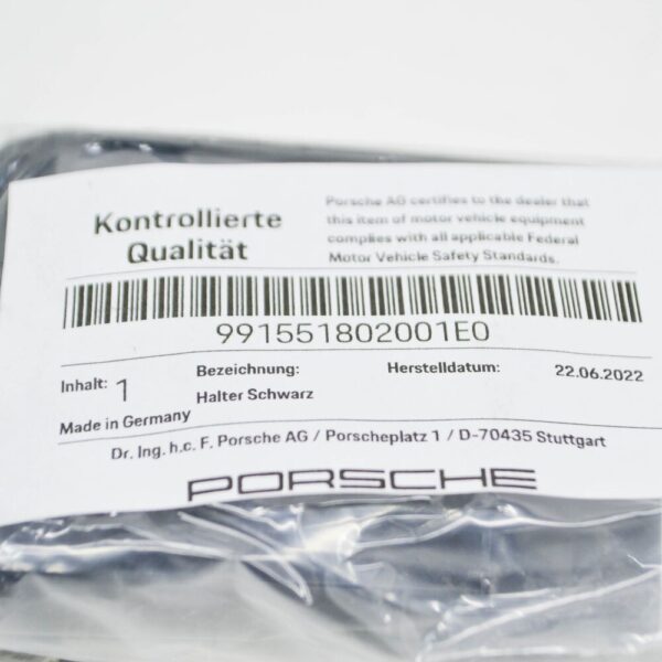 991551802001E0 - Porsche Boxster 981 Right Warning Triangle Bracket 991551802001E0 NEW GENUINE