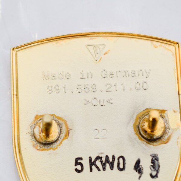 99155921100 - Porsche 996 997 991 986 987 981 bonnet badge 9P1853601 original new