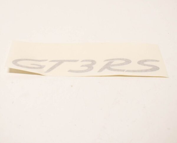 99155925191OM9 - Porsche 991 aluminum white GT3RS sticker 99155925191OM9 NEW