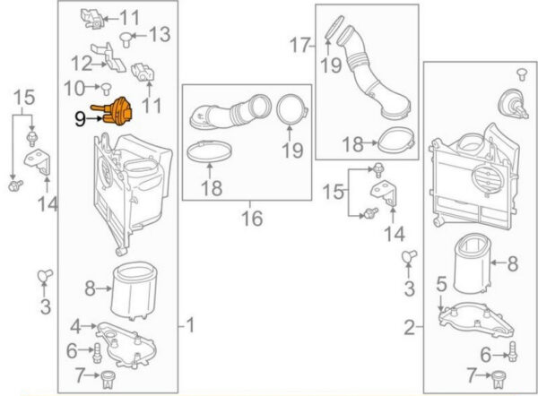 99311046202 - Porsche 911 993 Vacuum Control Valve Unit 99311046202 3.6 Petrol NEW REAL