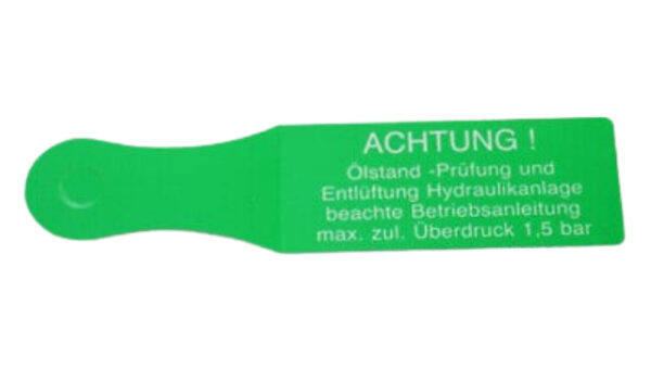 99331480300 - Original Porsche 911 996 GT2 Indication Sticker 99331480300