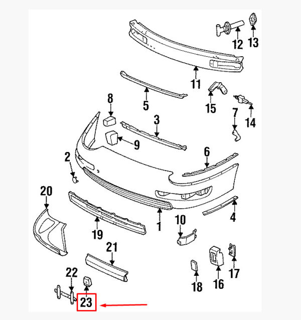 99370180100 - Porsche 911 993 Carrera spacer front left 99370180100 new original