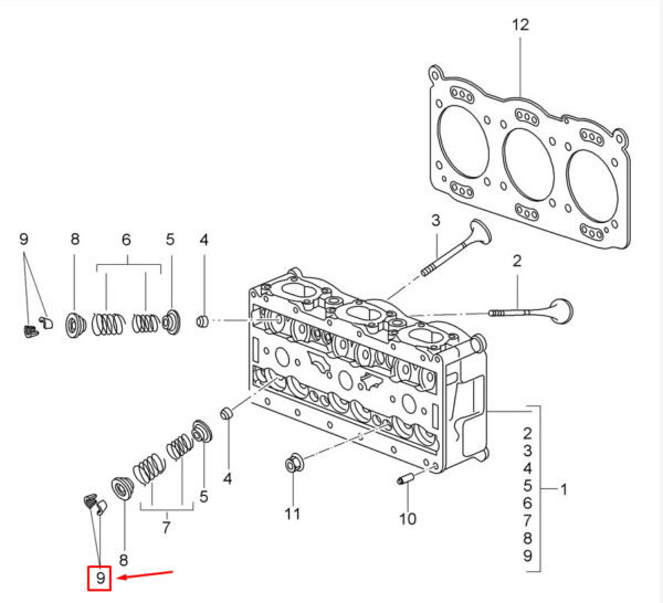 99610512352 - Porsche Panamera 970 Motor Valve Spring Holder 99610512352 NEW GENUINE