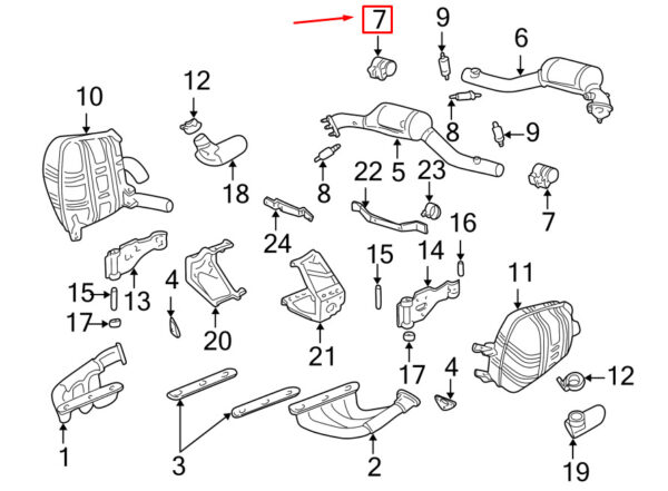 99611122002 - Porsche 911 996 exhaust sound clamp 99611122002 NEW REAL
