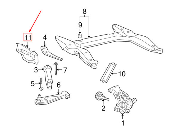 99634148405 - Porsche Cayman 987 Front Right Side Handlebar Spoiler 99634148405 NEW REAL