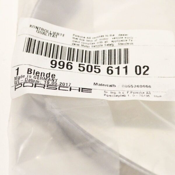 99650561102 - Porsche 911 996 rear bumper left molding 99650561102 NEW ORIGINAL