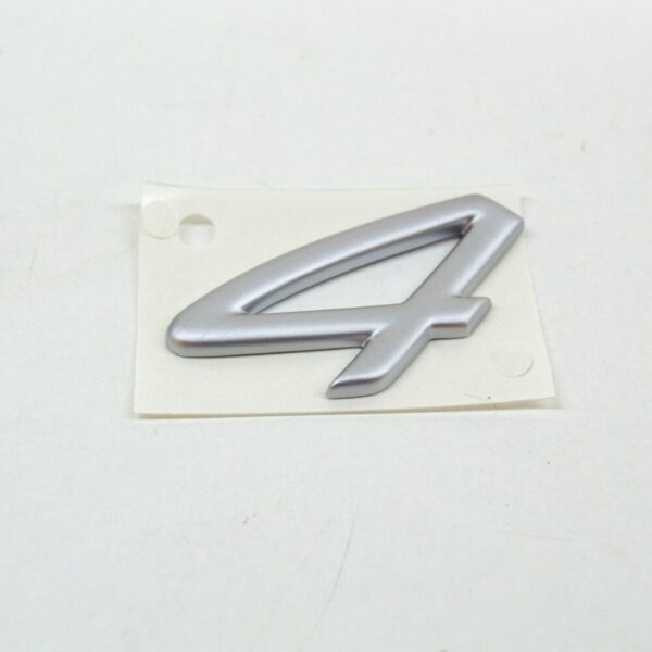 996559241024PU - Porsche 996 C4 C4S ""4"" lettering, silver sticker, 996559241024PU, NEW