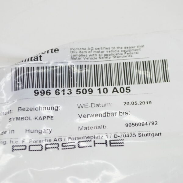 99661350910A05 - Porsche 911 996 Turn Signal Switch Cap 99661350910A05 NEW GENUINE
