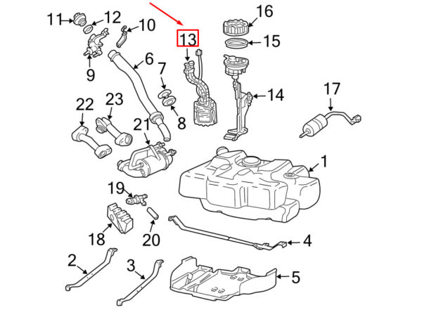 99662013200 - PORSCHE BOXSTER 986 Kraftstoffpumpenbaugruppe 99662013200 NEUES ECHTES