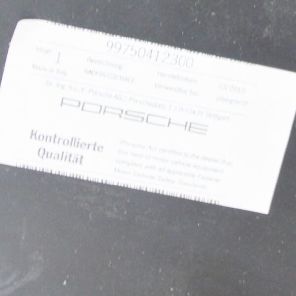 99750412300 - Porsche 911 997 fenders front left front part 99750412300 NEW ORIGINAL
